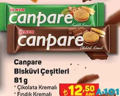 ÜLKER CANPARE BİSKÜVİ ÇEŞİTLERİ 81 G